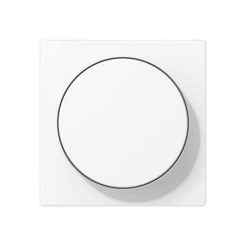 Jung A Reeks Rotary Dimmer Afdekking Matt Wit - A1740BFWWM, Doe-het-zelf en Bouw, Verzenden, Nieuw