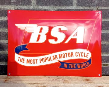 BSA motor cycles rood, Verzenden, Nieuw