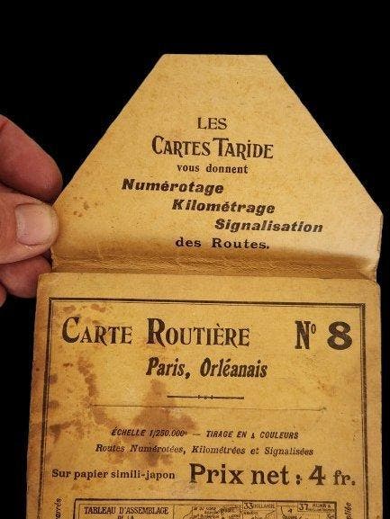Frankrijk - Parijs, Orléanais; Taride - Carte Taride, Boeken, Atlassen en Landkaarten