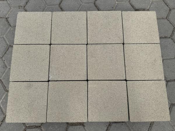 Veiling - 32 M2 Betontegel Zandkleur 15x15x6 Cm, Jardin & Terrasse, Pavé & Dalles