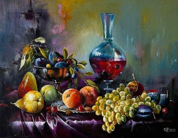 Alexander Nakonechnyi (XX-XXI) - Still Life with Fruit