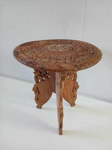 Plantentafel - Teak - Vintage - Jaren 70