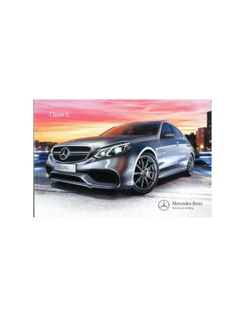 2013 MERCEDES BENZ E KLASSE BROCHURE PORTUGEES (BRAZILIË), Ophalen of Verzenden