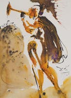 Salvador Dali (1904-1989) - Biblia Sacra : Les trompettes de