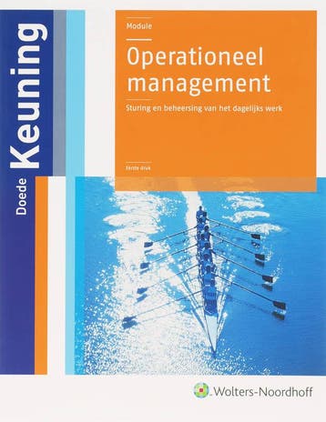 Operationeel management: sturing en beheersing van het, Boeken, Verzenden, Zo goed als nieuw, D. Keuning