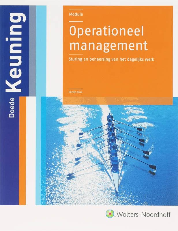 Operationeel management: sturing en beheersing van het, Boeken, Economie, Management en Marketing, Zo goed als nieuw, Verzenden