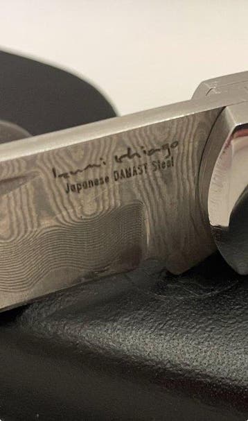 Izumi Ichiago - Tafelmes - Izumi Ichiago Red Hawk Damascus
