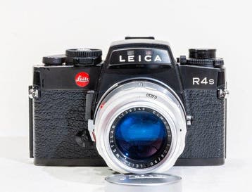 Leitz Leica R4s mod. 2 met Elmarit 2,8/90 mm Analoge camera