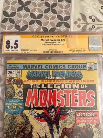 Marvel Premiere #28 - The Legion of Monsters - Signed by, Boeken, Strips | Comics, Nieuw
