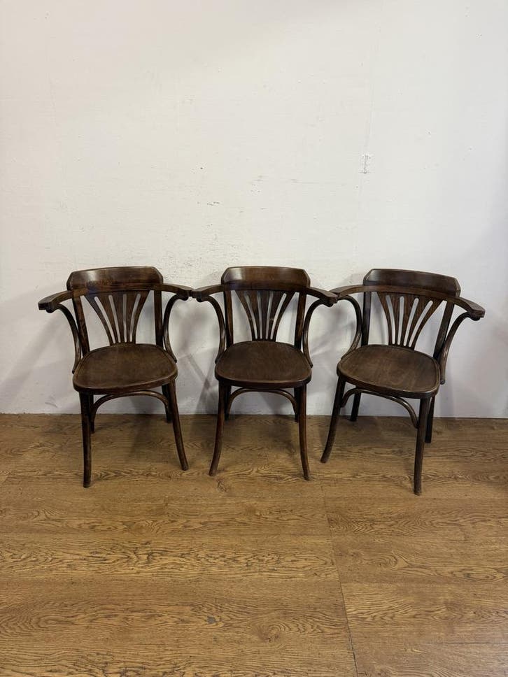Gebruikte Set Caféstoelen - S4241, Maison & Meubles, Chaises, Enlèvement