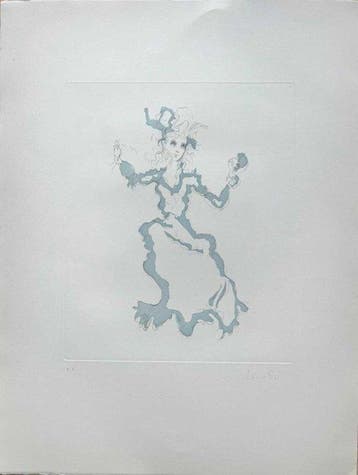 Leonor Fini (1907-1996) - Danseuse, Antiek en Kunst