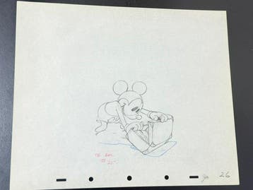 Walt Disney - Mickey Mouse-productie-tekening (1939) -, Nieuw