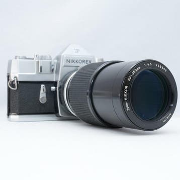Nikon Nikkorex F + Zoom-Nikkor 80-200mm f/4.5 Ai Analoge, Audio, Tv en Foto, Nieuw
