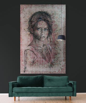 Jacqueline Klein Breteler - “Brave.”-painting on a, Antiek en Kunst