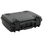 vidaXL Flightcase draagbaar 50,5x37x14,5 cm PP zwart, Verzenden
