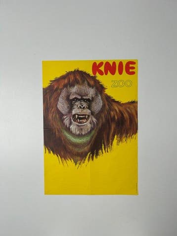 Knie Zoo - Orang-Outan Manifesto originale - Années 1970