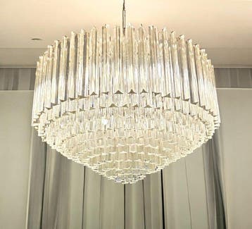 Lustre - Triedri (Monumentale) - Verre - Style Venini - 391