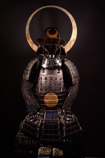 Yoroi - Edo-samuraiharnas - IJzer (gesmeed), Koper, Zijde,