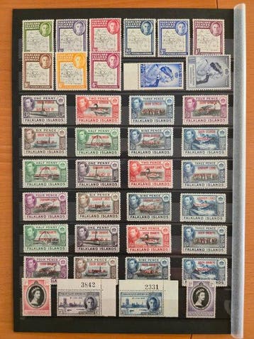 Falklandeilanden - onderhorigheden 1878/1960 -, Postzegels en Munten, Postzegels | Europa | UK, Gestempeld