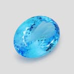 Zonder minimumprijs - 1 pcs Blauw Topaas - 91.31 ct -, Nieuw