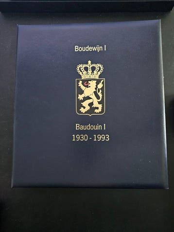 Belgique 1935/1993 - DAVO LX album du roi Baudouin, Gestempeld