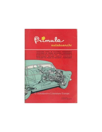 1965 AUTOBIANCHI PRIMULA ONDERDELENHANDBOEK CARROSSERIE, Ophalen of Verzenden