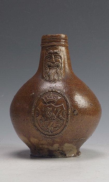 Bartmann kruik - Aardewerk - Renaissance, Antiquités & Art, Antiquités | Verre & Cristal