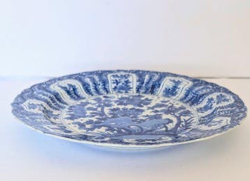 Bord - Porselein - Gevormde plaat - KANGXI