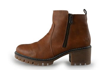 Rieker Enkellaarzen in maat 40 Cognac, Kleding | Dames, Schoenen, Overige kleuren, Verzenden, Lage of Enkellaarzen, Zo goed als nieuw