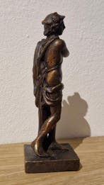 Beeld, Mercure, François Anguier - 14 cm - Brons, Antiek en Kunst