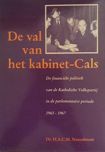 VAL VAN KABINET CALS 9789012065856 Notenboom, Verzenden, Gelezen, Notenboom
