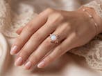 Sans prix de réserve - Bague de fiançailles Argent - 2.00ct.