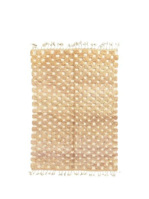 Marokkaans woltapijt met geruit patroon. - Vloerkleed - 300, Huis en Inrichting, Stoffering | Tapijten en Vloerkleden