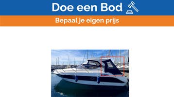 Bieden: Sessa Marine C30 hard top stern aft cover blue - 04, Ophalen of Verzenden