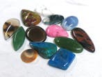Set van prachtige cabochons, 100% natuurlijk Cabochon- 35.2, Verzamelen