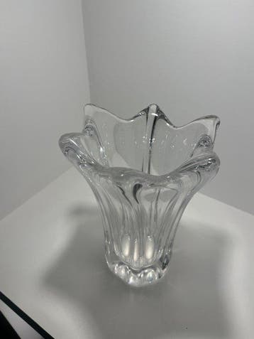 Vase - Cristal - Vase en cristal Daum, Antiek en Kunst