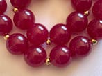 18 carats (750) Or - 109,65 ct Rubis - Bracelet
