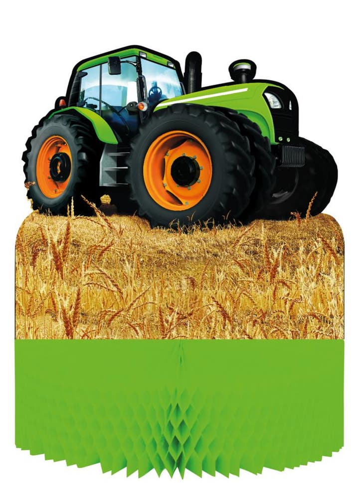 Honeycomb Traktor 30cm, Hobby en Vrije tijd, Feestartikelen, Nieuw, Verzenden