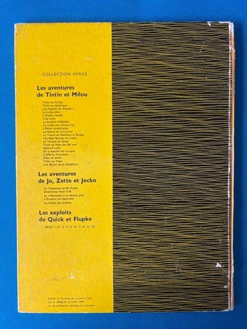 Tintin - Tintin et le mystère de la toison d’or + dédicace, Livres
