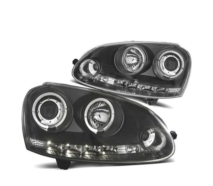 PHARES VOLKSWAGEN VW GOLF 5 03-08 JETTA 05-10 YEUX DANGE LU, Autos : Pièces & Accessoires, Éclairage, Envoi