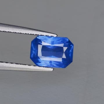 1 pcs Blauw Saffier - 1.14 ct - Asian Institute of