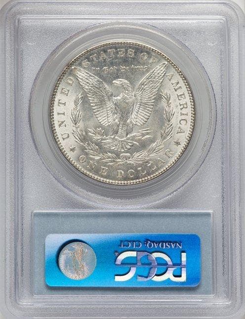 Verenigde Staten. 1 Dollar 1889 - PCGS MS63 (Philadephia), Postzegels en Munten, Munten | Europa | Niet-Euromunten