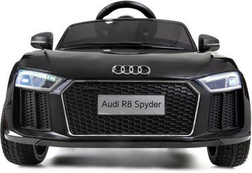 Audi R8 Kinderauto | Zwart rubberen wielen | Laatste Stuks!, Ophalen of Verzenden, Nieuw