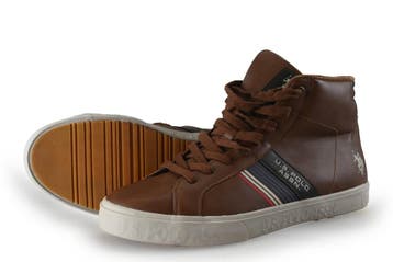 Polo Ralph Lauren Hoge sneakers in maat 43 Bruin, Kleding | Heren, Schoenen, Bruin, Verzenden, Sneakers, Polo Ralph Lauren