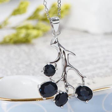 Zonder minimumprijs - Ketting met hanger Zilver, Platina,