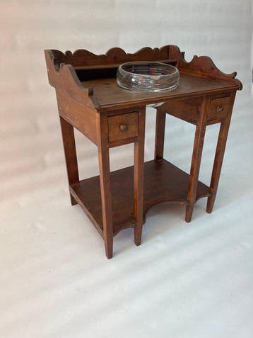 Wasbak - Hout, Glas
