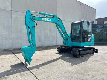 Veiling: Midigraafmachine Kobelco SK60-8 Diesel 2014, Ophalen