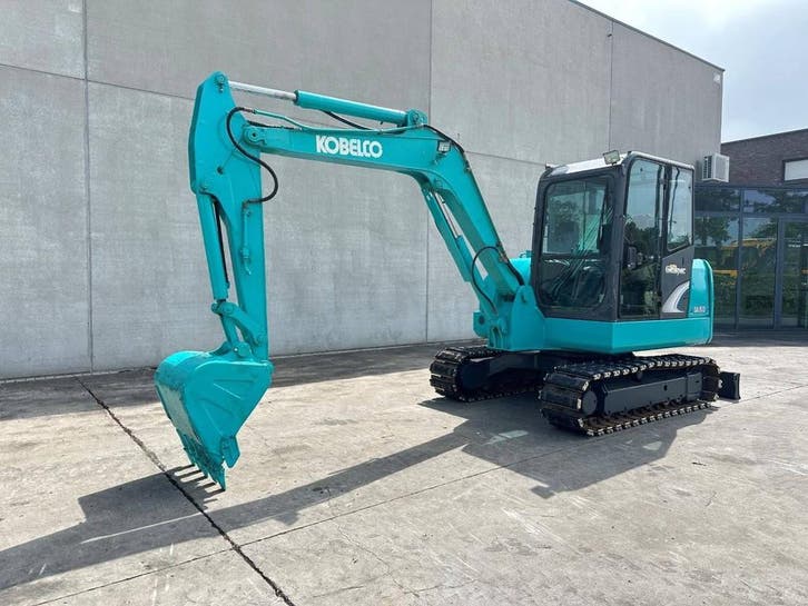 Veiling: Midigraafmachine Kobelco SK60-8 Diesel 2014, Articles professionnels, Machines & Construction | Grues & Excavatrices