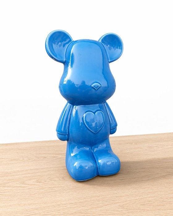 Beeld, design teddy bear - 27 cm - polyresin, Antiquités & Art, Art | Objets design