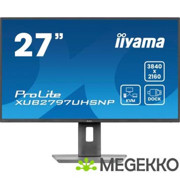 Iiyama ProLite XUB2797UHSNP-B1 27  4K Ultra HD KVM IPS, Informatique & Logiciels, Verzenden